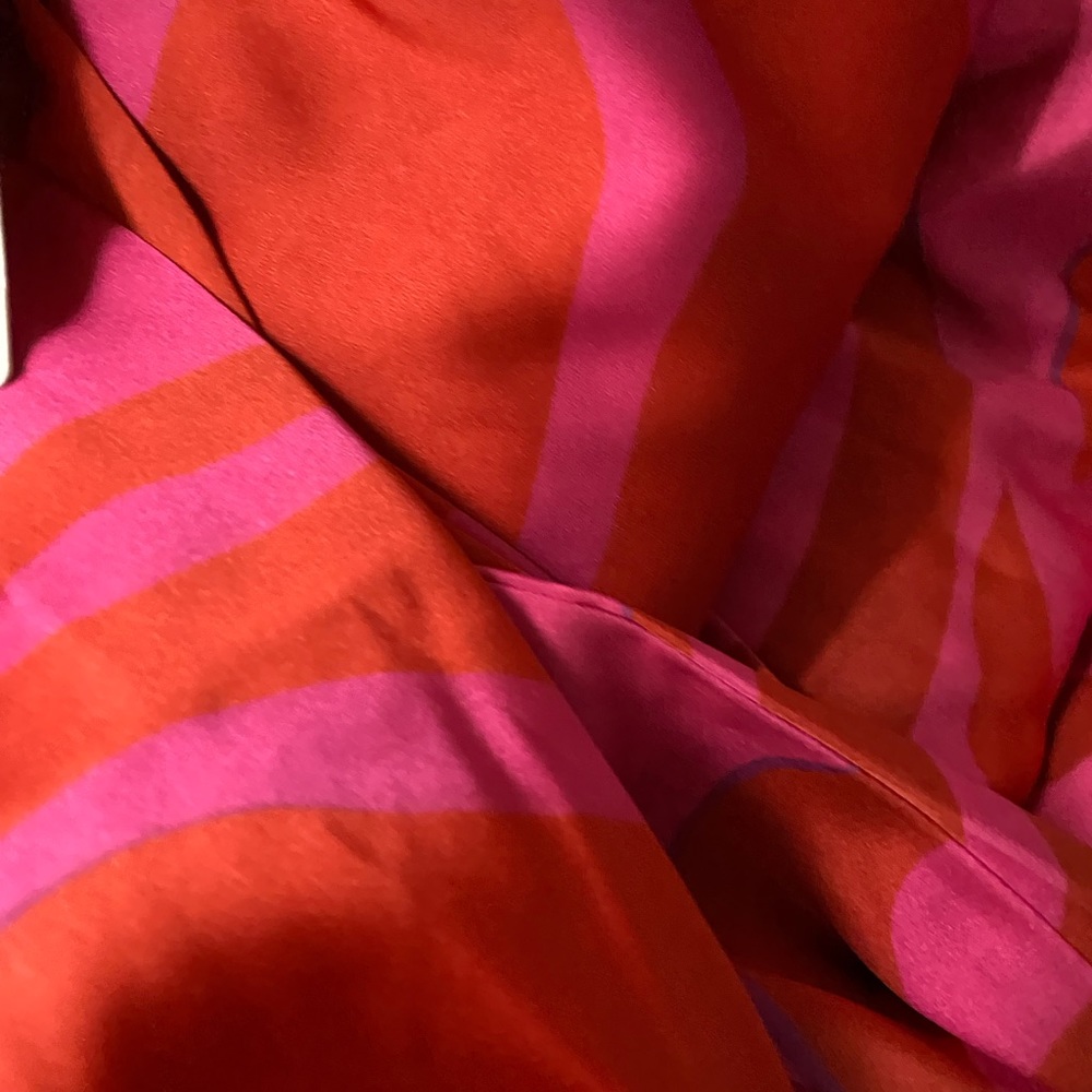 Anthropologie Zebra-Striped Wrap Maxi Dress - Picture 5 of 6